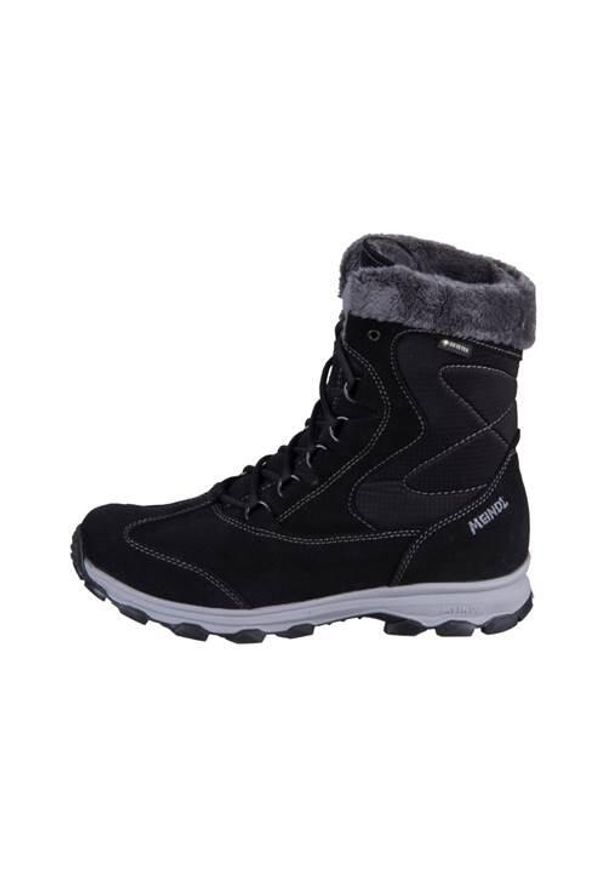 MEINDL - Buty do chodzenia damskie Meindl Civetta Gtx. Wysokość cholewki: za kostkę. Zapięcie: sznurówki. Kolor: czarny, wielokolorowy. Materiał: guma, materiał, syntetyk. Szerokość cholewki: normalna. Sport: turystyka piesza