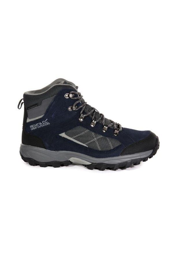 Buty trekkingowe męskie Regatta Clydebank. Kolor: niebieski. Sport: turystyka piesza