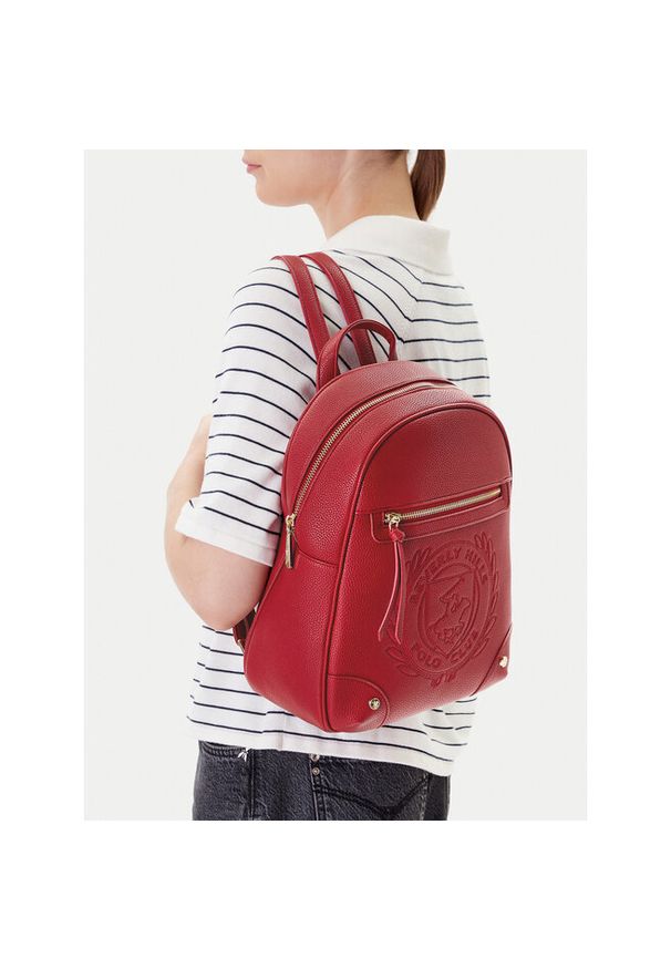 Plecak Beverly Hills Polo Club. Kolor: czerwony