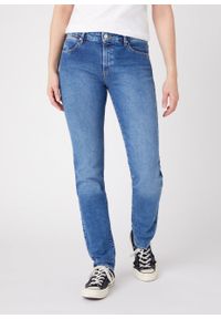 Wrangler - DAMSKIE SPODNIE JEANSOWE WRANGLER SLIM MORE BLUES W28L-KG-53S 112128402