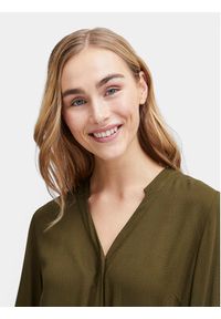 Fransa Sukienka koszulowa 20613327 Zielony Regular Fit. Kolor: zielony. Materiał: wiskoza. Typ sukienki: koszulowe #3