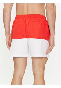 Calvin Klein Swimwear Szorty kąpielowe KM0KM00994 Czerwony Regular Fit. Kolor: czerwony. Materiał: syntetyk #2