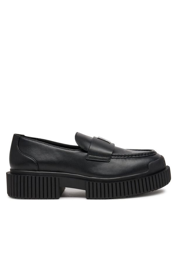 Armani Exchange Loafersy XDA006 XV874 00002 Czarny. Kolor: czarny. Materiał: skóra
