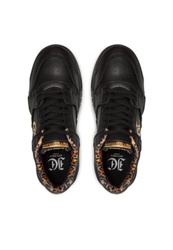 Just Cavalli Sneakersy 76RA3SA1 Czarny. Kolor: czarny. Materiał: skóra