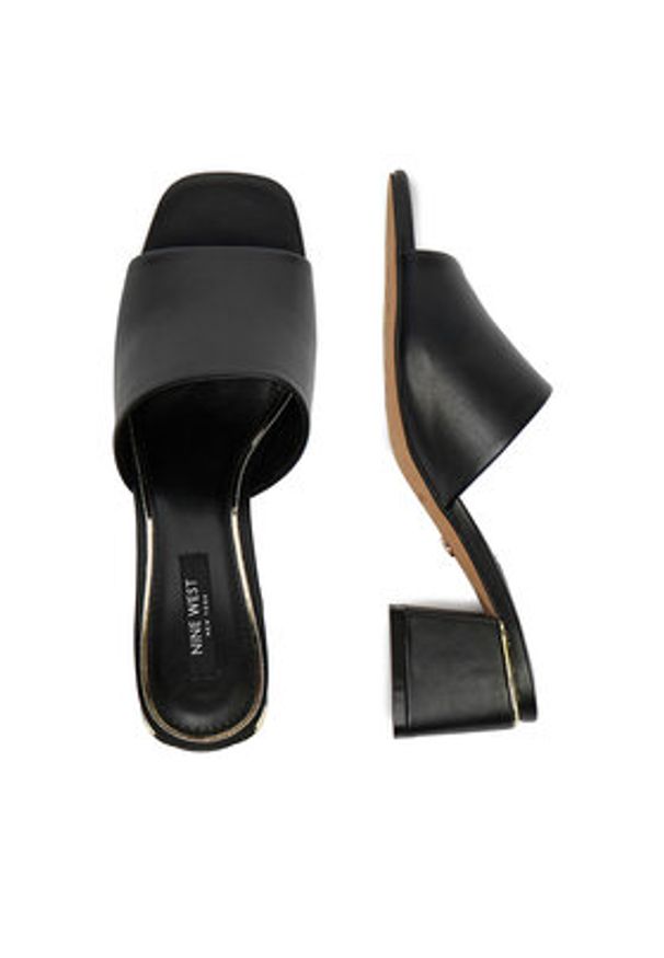 Nine West Klapki CEO-6223-9 Czarny. Kolor: czarny. Materiał: materiał