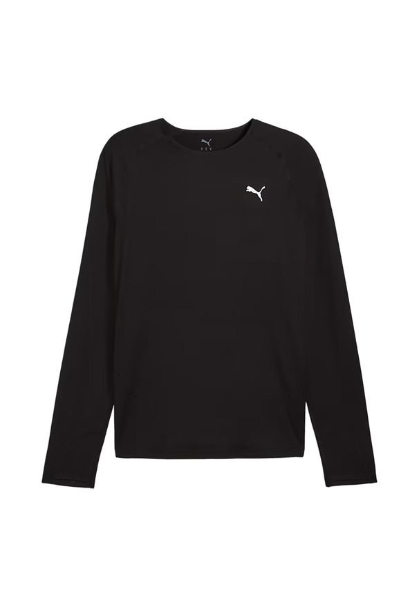 Puma - Longsleeve do biegania męski PUMA Run Cloudpun. Kolor: czarny. Długość rękawa: długi rękaw. Sport: bieganie