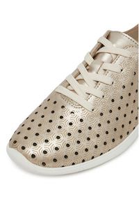 Remonte Sneakersy R7101-91 Złoty. Kolor: złoty. Materiał: skóra #6
