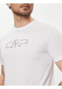 CMP T-Shirt 32D8147P Biały Regular Fit. Kolor: biały. Materiał: bawełna #5