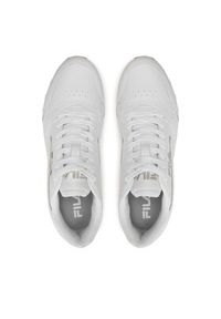 Fila Sneakersy Orbit Teens FFT0014 Biały. Kolor: biały. Materiał: skóra