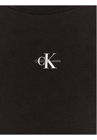 Calvin Klein Jeans Bluza J20J220705 Czarny Cropped Fit. Kolor: czarny. Materiał: bawełna #6