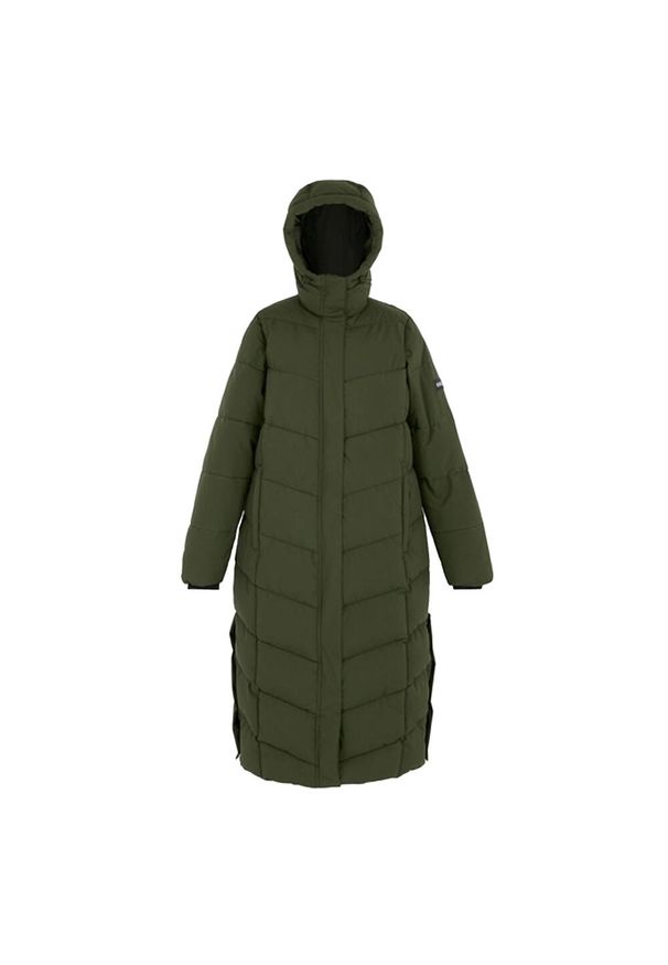 Regatta - Kurtka Ocieplana Damska Eloria. Kolor: zielony. Materiał: puch. Sport: turystyka piesza