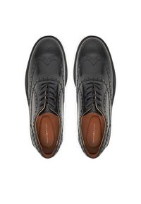 TOMMY HILFIGER - Tommy Hilfiger Półbuty Hilfiger Vogue FM0FM05766 Czarny. Kolor: czarny. Materiał: skóra