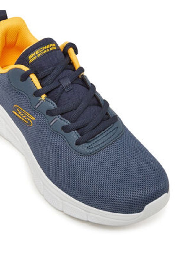 skechers - Skechers Sneakersy Bobs B Flex-Icy Edge 118109/NVY Granatowy. Kolor: niebieski. Materiał: materiał