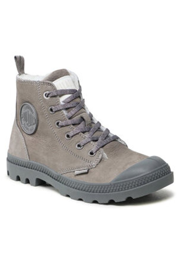 Palladium Trapery Pampa Hi Zip Wl 95982-055-M Szary. Kolor: szary. Materiał: skóra, nubuk