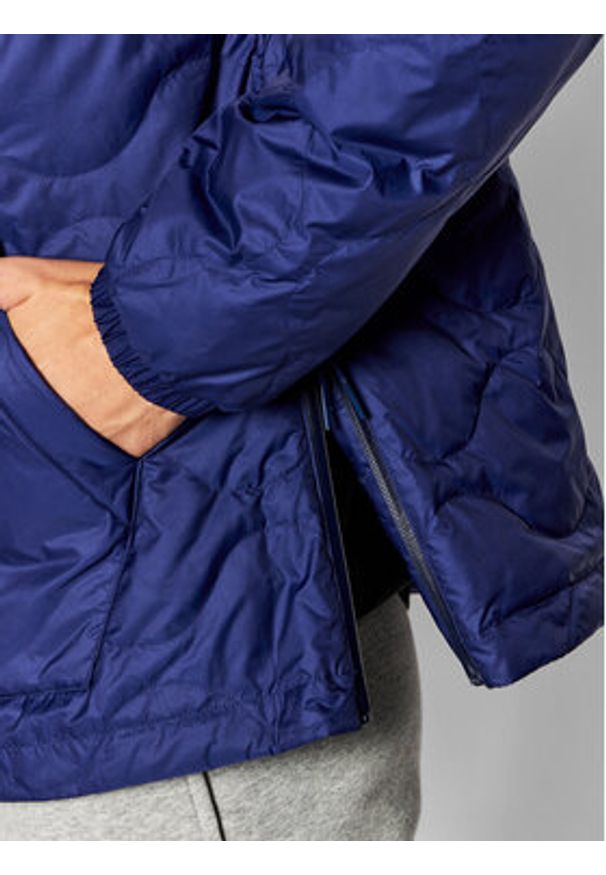 Adidas - adidas Kurtka anorak Quilted H13589 Granatowy Regular Fit. Kolor: niebieski. Materiał: syntetyk