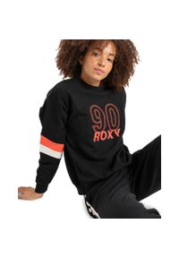 Roxy - Bluza z okrągłym dekoltem dla Kobiety ESSENTIAL ENERGY Czarny. Kolor: czarny. Materiał: materiał, bawełna