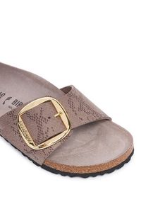 Birkenstock Klapki Madrid Big Buckle 1032935 Beżowy. Kolor: beżowy. Materiał: skóra #2