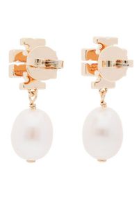 Tory Burch Kolczyki Kira Pave Pearl Drop Earring 60525 Złoty. Materiał: złote. Kolor: złoty #3