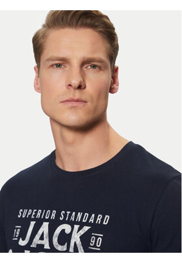 Jack & Jones - Jack&Jones Komplet 5 t-shirtów Simon 12276424 Kolorowy Standard Fit. Materiał: bawełna. Wzór: kolorowy