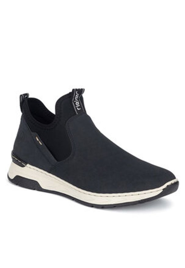 Rieker Sneakersy M0053-14 Niebieski. Kolor: niebieski. Materiał: materiał