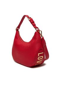 Love Moschino - LOVE MOSCHINO Torebka JC4018PP1LLT0500 Czerwony. Kolor: czerwony. Materiał: skórzane #4