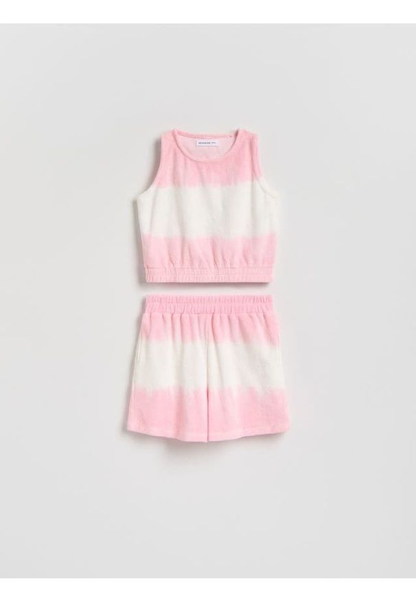 Reserved - Bawełniany komplet - wielobarwny. Materiał: bawełna