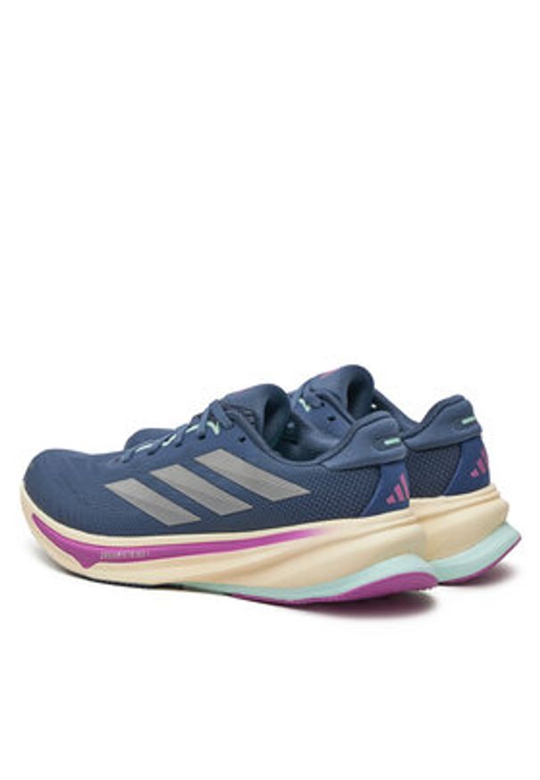 Adidas - adidas Buty do biegania Supernova Rise 2 JR7688 Granatowy. Kolor: niebieski. Materiał: materiał