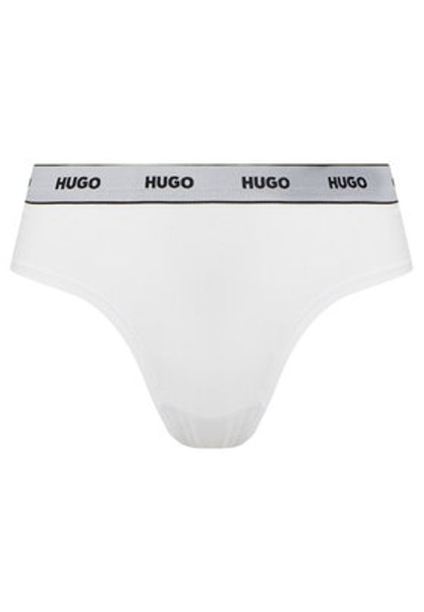 Hugo - HUGO Komplet fig Triplet Pack Briefs 50545694 Biały. Kolor: biały. Materiał: bawełna