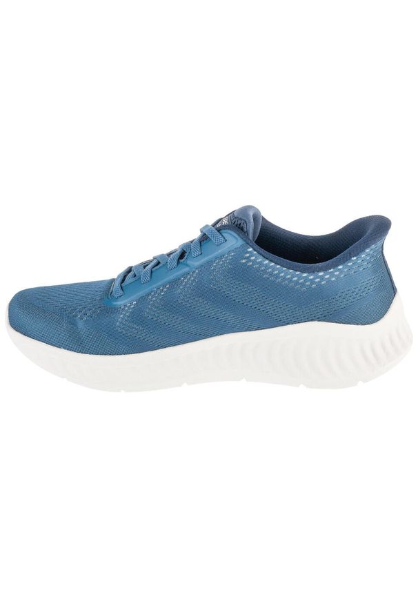 skechers - Buty sportowe Sneakersy męskie, Slip-Ins: Go Walk Now - Payton. Kolor: niebieski. Sport: turystyka piesza