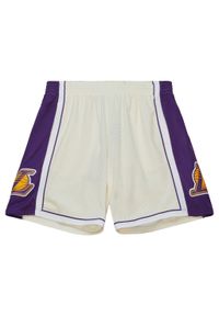 Mitchell & Ness - Szorty Los Angeles Lakers Cream Swingman 2009/10. Kolor: biały. Sport: koszykówka #1