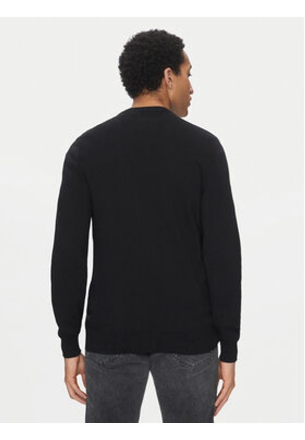 Levi's® Sweter Housemark A7207-0001 Czarny Regular Fit. Kolor: czarny. Materiał: bawełna