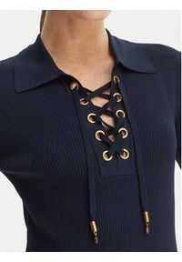 MICHAEL Michael Kors Bluzka MS661FZ5ZV Granatowy Slim Fit. Kolor: niebieski. Materiał: syntetyk #2