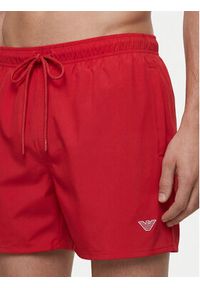 Emporio Armani Szorty kąpielowe EM000583 AF20424 U5064 Czerwony Regular Fit. Kolor: czerwony. Materiał: syntetyk #3