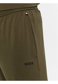 BOSS - Boss Spodnie dresowe Mix&Match Pants 50515305 Zielony Regular Fit. Kolor: zielony. Materiał: bawełna #3