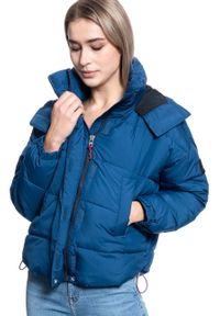 Lee - LEE CROPPED PUFFER JKT DAMSKA KURTKA ZIMOWA OIL BLUE L56VUMMO. Sezon: zima #8