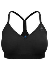 Odlo - Biustonosz damski ODLO Merino Soft Sport Bra. Kolor: czarny