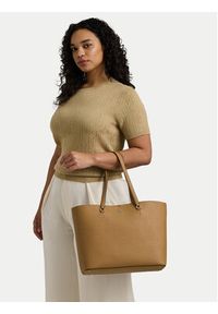 Lauren Ralph Lauren - LAUREN RALPH LAUREN Torebka 431911655021 Brązowy. Kolor: brązowy. Materiał: skórzane #4