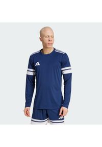 Adidas - Koszulka Squadra 25 Long Sleeve. Kolor: biały, niebieski, wielokolorowy. Materiał: materiał. Długość rękawa: długi rękaw. Sport: piłka nożna