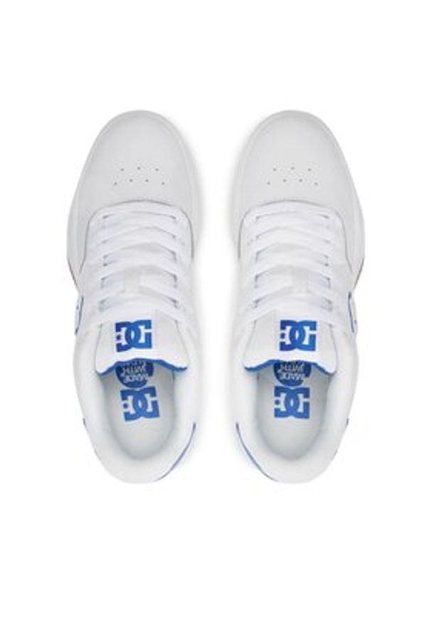 DC Sneakersy Central ADYS100551 Biały. Kolor: biały. Materiał: skóra