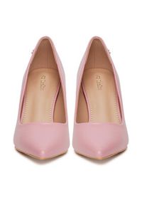 DeeZee Szpilki EZ-23-1A Różowy. Kolor: różowy. Materiał: materiał. Obcas: na szpilce #6