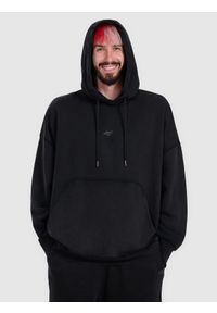 4f - 4F Bluza dresowa oversize nierozpinana bez kaptura męska 4F x Tomasz Fornal - szara M. Okazja: na co dzień. Typ kołnierza: bez kaptura. Kolor: szary. Materiał: dresówka. Wzór: aplikacja. Styl: casual, sportowy