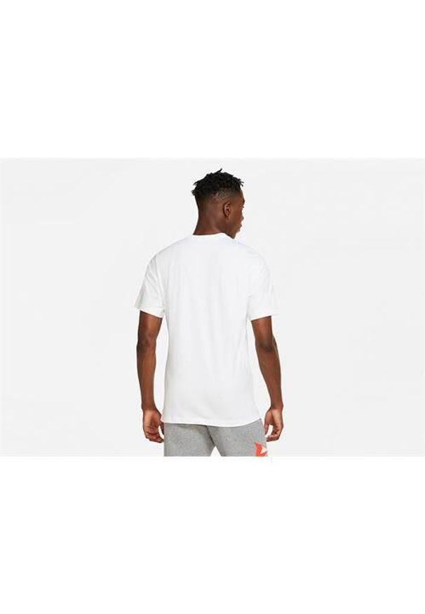 Koszulka sportowa męska Nike Air Jordan Winter Utility Mountainside. Kolor: biały. Długość rękawa: krótki rękaw. Długość: krótkie. Sport: fitness