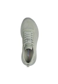 skechers - Buty do chodzenia damskie Skechers 117209SAGE. Kolor: zielony. Materiał: materiał, syntetyk. Szerokość cholewki: normalna. Sport: turystyka piesza