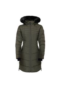 DARE 2B - Damska Kurtka Striking IIII O Średniej Długości Z Podpinką. Kolor: zielony. Materiał: puch. Sport: turystyka piesza #1