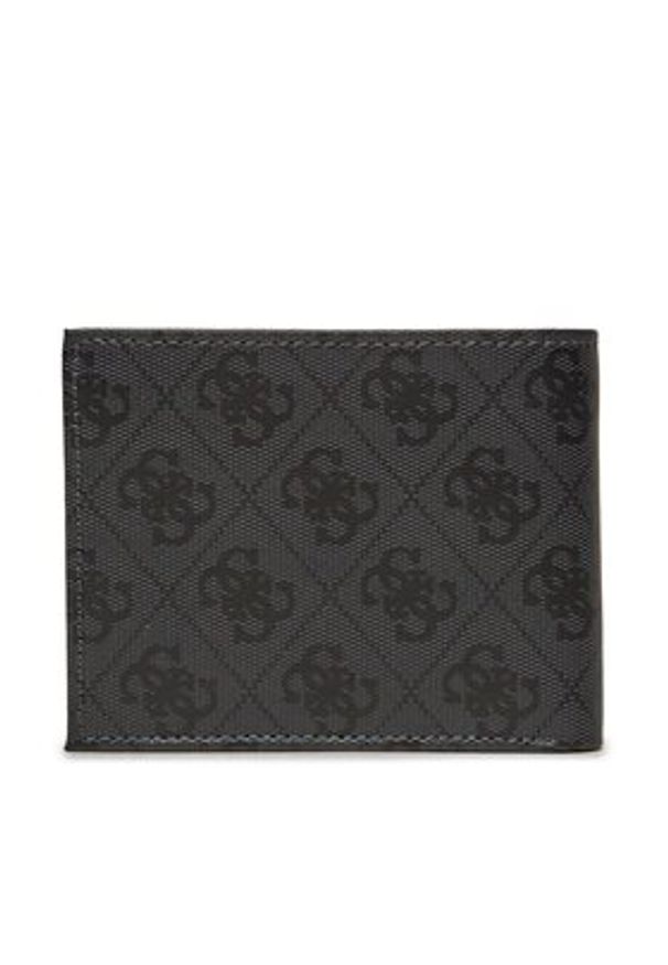 Guess Duży Portfel Męski SMVELE LEA24 Czarny. Kolor: czarny. Materiał: skóra