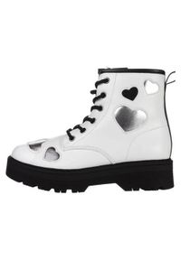skechers - Buty do chodzenia dla dzieci Skechers Gravlen Hi Metalli. Wysokość cholewki: za kostkę. Kolor: biały, wielokolorowy. Materiał: materiał, syntetyk. Szerokość cholewki: normalna. Sport: turystyka piesza