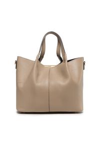Creole Torebka K11251 Beżowy. Kolor: beżowy. Materiał: skórzane #7