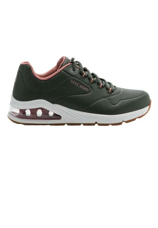 skechers - Buty do chodzenia damskie Skechers Uno 2. Kolor: zielony. Sport: turystyka piesza