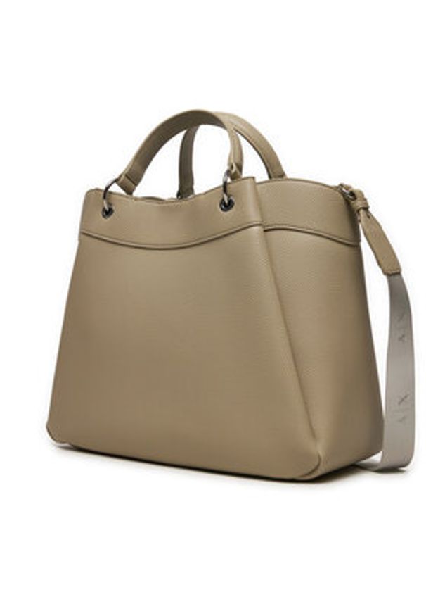 Armani Exchange Torebka 942910 CC783 14349 Beżowy. Kolor: beżowy. Materiał: skórzane