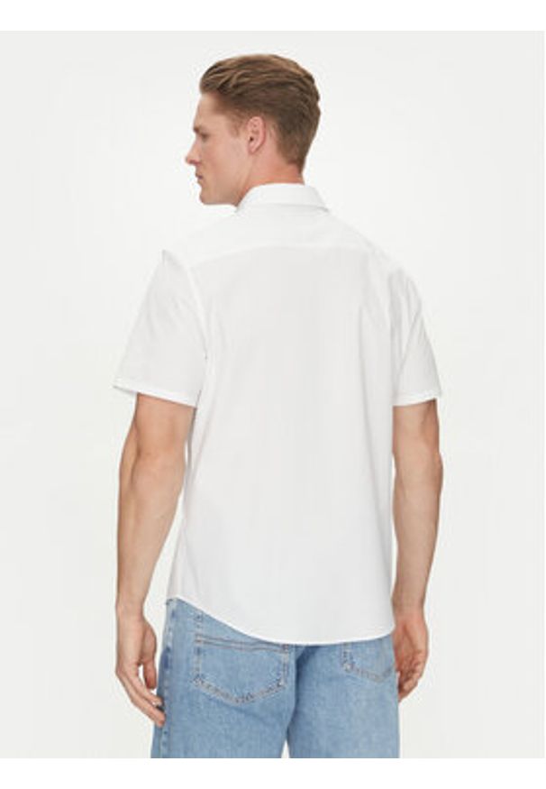 Calvin Klein Koszula Classic LV04LB125G Biały Regular Fit. Kolor: biały. Materiał: bawełna